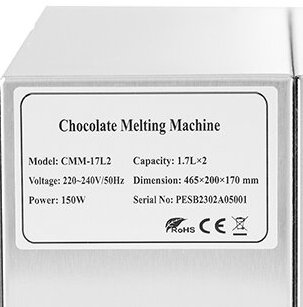 CMM-17L2 Series Chocolate Melting Machine
