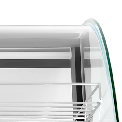 Transparent Commercial Food Display Cabinet FDW-2P