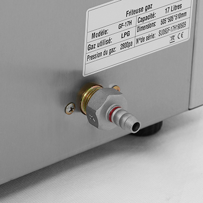 commercial table gas fryer equipment gf 17h