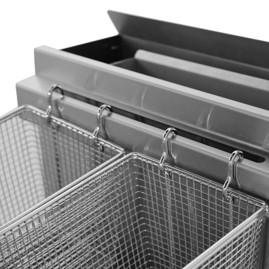 mgf3 commercial 3 burner gas fryer – 90,000 btu total power