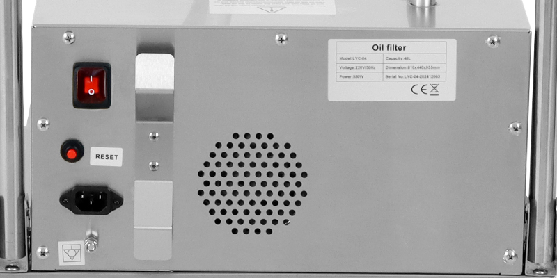 of48l cooking oil filtration system