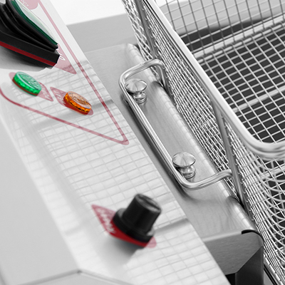 vertical commercial large capacity fryer ef 161vc