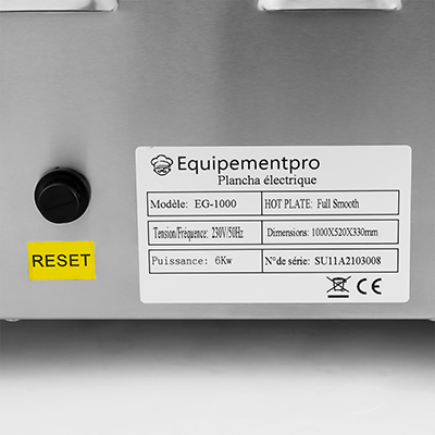 eg 1000 large size commercial electric griddle