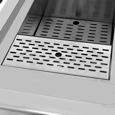 nc 602 commercial dual boiler noodle cooker station