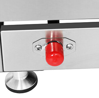 commercial 3 burner stove with flame safety