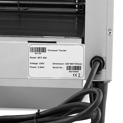 met 450 high capacity commercial sandwich grill toaster