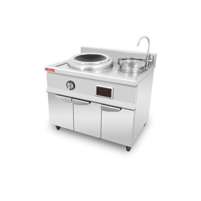 ec 500em vertical induction cooker 8kw commercial grade electromagnetic stove