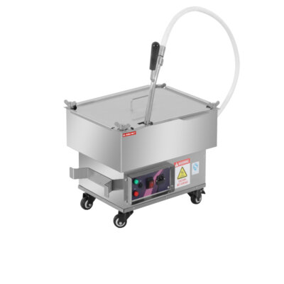 of 18l commercial oil filter cart